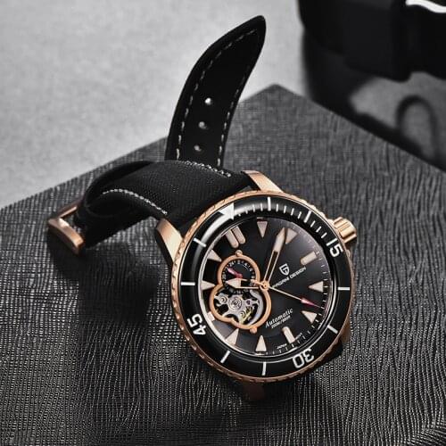 PAGANI DESIGN Business Men Watch 200M Waterproof NH39A Luxury Sapphire Crystal Stainless Steel Automatic Mechanical Wrist Watch
