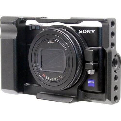 Pro Camera Cage for Sony RX100 M7 VII 7 Aluminum Alloy Protective Cover with 1/4 Thread Holes 105g