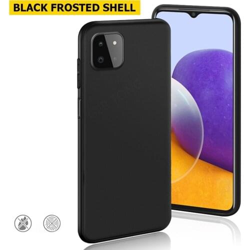 For Samsung Galaxy A 22 82 A72 A52 32 12 42 Case Thin Soft Matte Black Silicon TPU Cover For Samsung A 52 A 12 A42 A22 A32 Cover