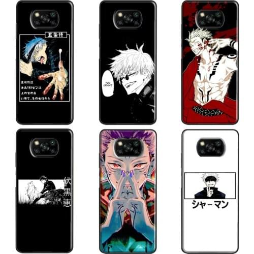 Jujutsu Kaisen For Xiaomi Mi 11 Ultra Mi Note 10 Lite Mi 10T Pro Case For POCO X3 Pro F2 F3 M3 Pro Cover