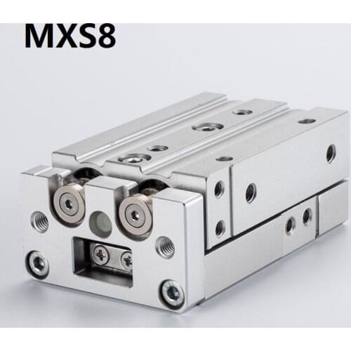 8mm bore MXS8 MXS Double acting air slide table cylinder Pneumatic slide MXS8-10 MXS8-20 MXS8-30 MXS8-40 MXS8-50 MXS8-75