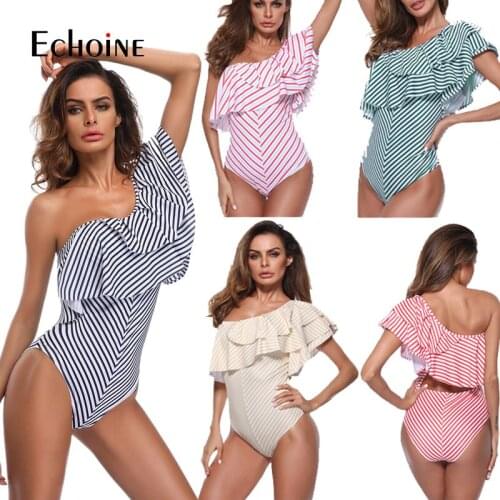 Полосатые купальники Echoine China At AliExpress