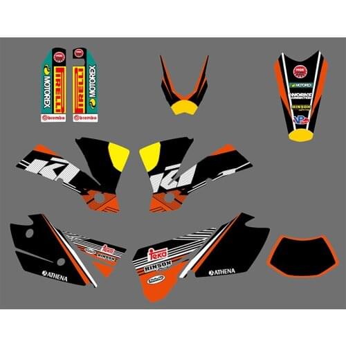 Motorcycle EXC Year 2004 Graphics decal Sticker for KTM Dirtbike Dirt Pit Bike