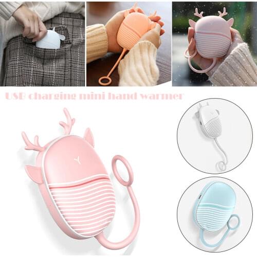 Heater Hand Warmer USB Rechargeable Handy Warmer Heater Pocket Mini Cartoon Electric Heater Warm SP99