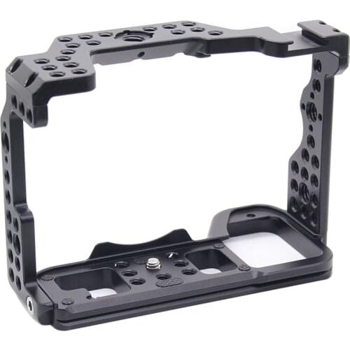 A7R4 Cage Pro A7R IV Camera Cage for Sony A7R Mark IV Camera W/ 1/4 3/8 Thread Hole Top handle Microphone Flash Light Alloy Made