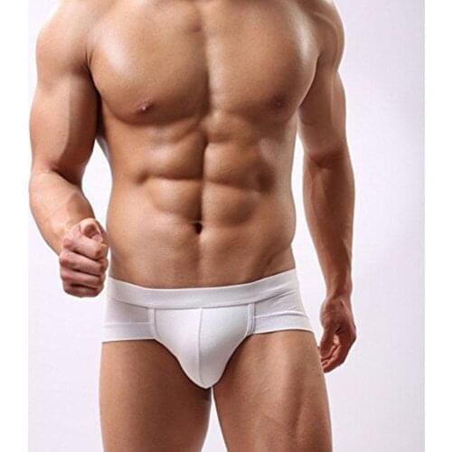 Mens Underwear Brief Thongs Soft Bulge Pouch Briefs Thong Shorts Underpants String Larger Pants L-XXXL
