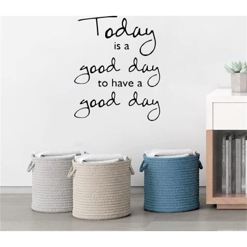 Today is A Good Day Wall Stickers Phrase For Living Room Art Mural Wall sticker Decal Vinyl Sticker Decoration ov488
