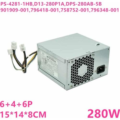 New Original PSU For HP 600 680 800 880 G2 6pPin 280W Power Supply PS-4281-1HB D13-280P1A DPS-280AB-5 B PCE015 PCE016 796418-001