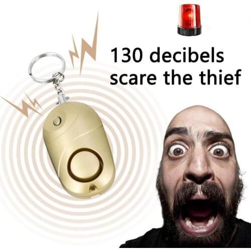 Personal Alarm Safe Sound Emergency Self-Defense Security Keychain Flashlight For Women Alarm Tool Girls Kids LED X1F4