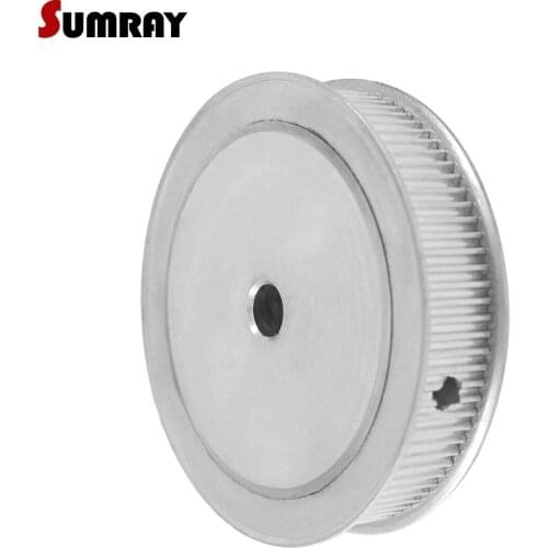 SUMRAY 3M 100T Timing Pulley 8/12mm Inner Bore Aluminium Motor Pulley 16mm Belt Width Synchronous Wheel Pulley for CNC Machine