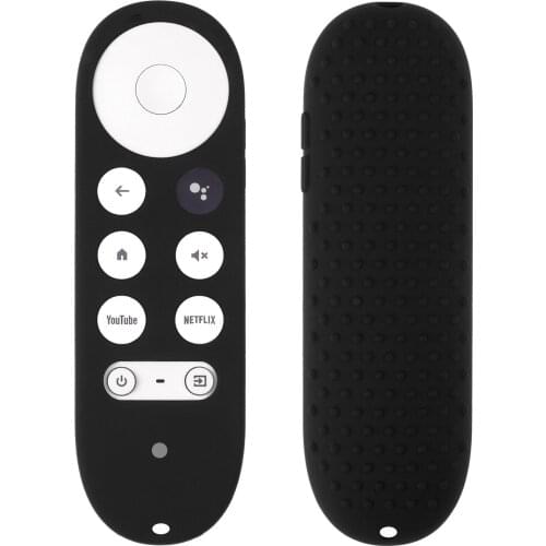 Silicone Protective Case For Chrome-cast With Google TV 2020 Remote Controller ShockProof Skin Replacement Protective Case Cover