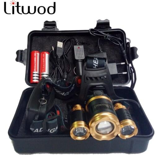 XHP70.2 New arrive The most powerful Led headlamp Headlight XHP50.2 zoom head lamp power bank 7800mah 18650 battery Z90+2063