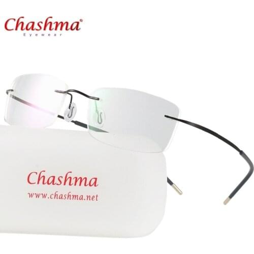 Titanium Glasses Frame Men women Eyeglasses With Prescription