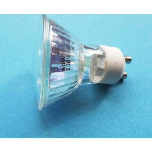 1pcs Halogen GU10 Bulb 220V 20W 35W 50W 75W Diameter Clear Glass Dimmable Warm White 2700K Spot Lamp