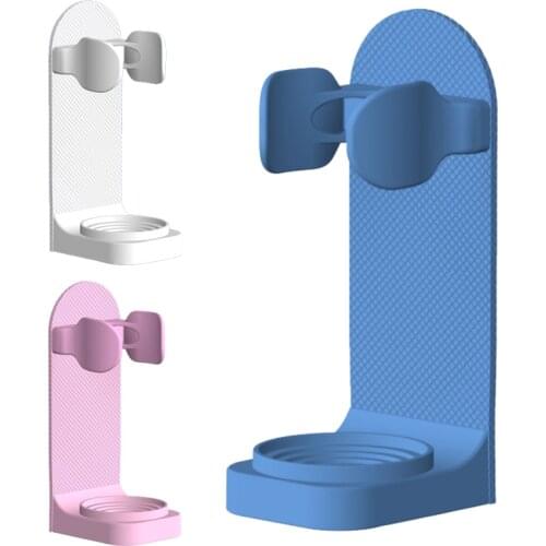 1Pcs 3Colors Plastic Wall Mount Stop Mildew Save Space Non-slip Elastic Holder Adjustable Protect Toothbrush Handle