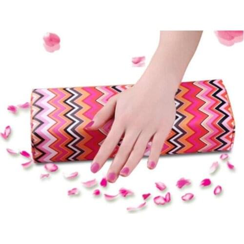 1PC Wave Printing Salon Hand Pillow Snake Nail Art Hand Arm Rest Pillow Professional Cushion Manicure Care Nail Tools