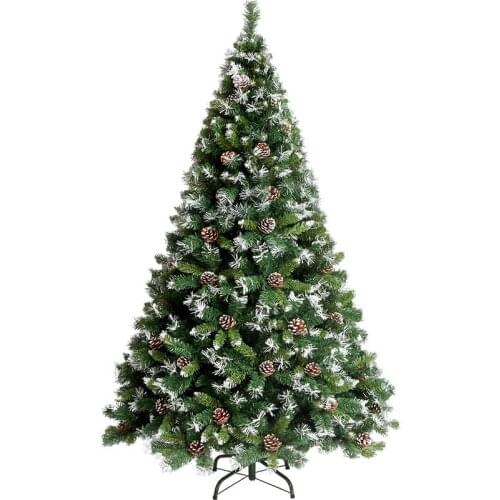120/150/180/210CM Christmas Artificial Fake Tree Pine Cone Snowflake Trees Plastic Tree New Year Decorations For Home Navidad De