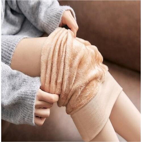 Promotion autumn and winter velvet and thickened leggings womens Korean version of fleece integrated wear new thermal leggings