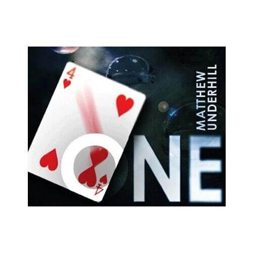 Free shipping One (ALL and Gimmick) by Matthew Underhill , close up card magic trick gimmick