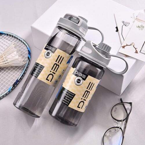Outdoor Sport Water Bottle With Lids Straw Sports Camping Hiking Drinking Bottles Security Eco Friendly