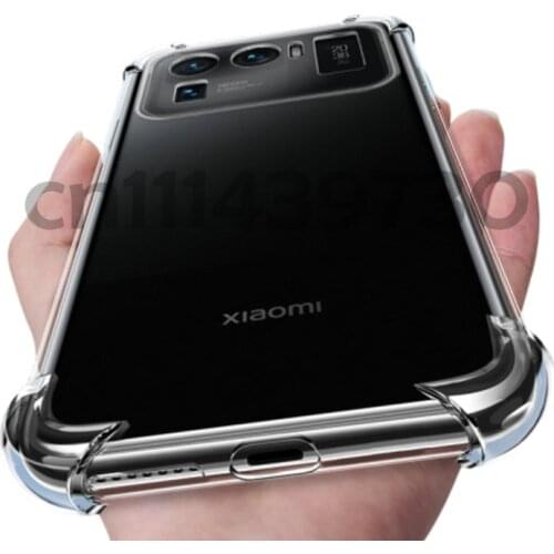 Case For Mi11 Ultra Reinforced Corners Shockproof Soft TPU Airbag Cover For Xiaomi Mi 11 11X Ultra Pro Lite Couqe Fundas