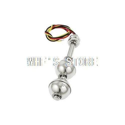 Liquid Level Sensor Dual Float Balls Stainless Steel Floating Switch
