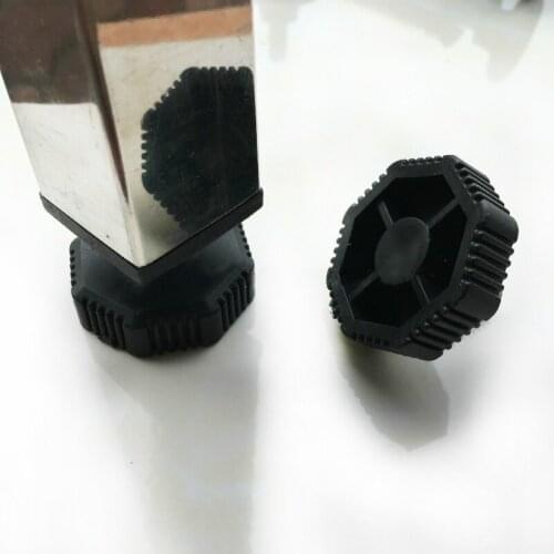 M8*18 screw Leg Adjustable pad Base octagon width39 mm Screw-in Furniture Cabinet Table Levelling Glide Feet Foot Feet Screw On