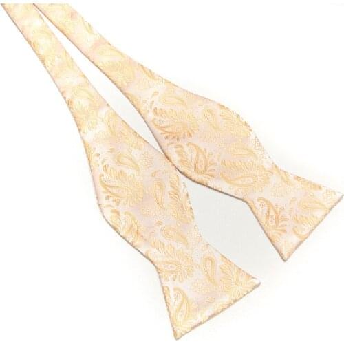 HOOYI fashion bowties Self Tie pattern Mens Floral bow Ties butterflies necktie