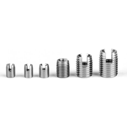 60Pcs M2 M2.5 M3 M4 M5 M6 Thread Repair Insert Kit Set stainless steel Helicoil insert Self-tapping Inserts Hardware Fastener