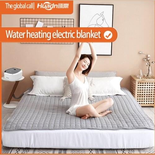 Water Heating Electric Blanket Double 220v Warm Heater Bed Thermostat Soft Electric Mattress Heating Blanket Warmer Heater US EU