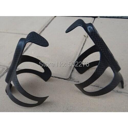 New Carbon Matt MTB Mountain Road Cyclocross TT Bike water Bottle cage bicycle Holder for all Cycling - 2 Pcs ( CG030)