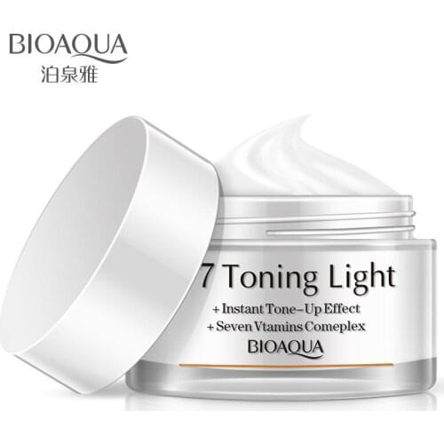 BIOAQUA Brand V7 Vitamins Whitening Cream Effective Repair Rough Skin Smooth Face Care Beautiful Moisturizing Day Cream