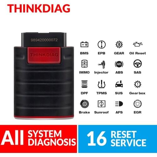 Thinkdiag Full System OBDII Code Reader with 16 Reset Function obd2 Scanner Bluetooth Andriod IOS diagnostic tool ECU Coding