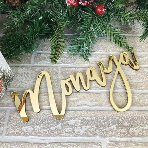 Custom Name Sign Nursery Wall Decoration Personalized Door Hanger Baby Room Decor Wedding Baptism Party Favor