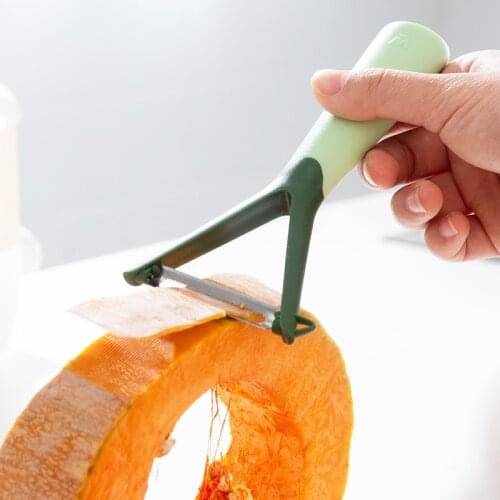 Portable Fruit Vegetable Peeler Pumpkin Potato Cucumber Carrot Planer Grater Rotating Stainless Steel Blade Kitchen Peeling Tool