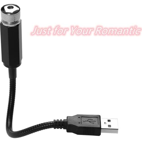 Stylish Car Interior Modified Lights Gypsophila Stars Car Gypsophila Stars Projection Lights USB Starry Sky Top Atmosphere Light