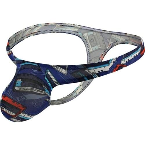 Men Thongs G-stripe Jockstrap Erotic Penis Pouch Mens Underwear Gay Jock Strap G String Breathable Sexy Panties Male Lingerie