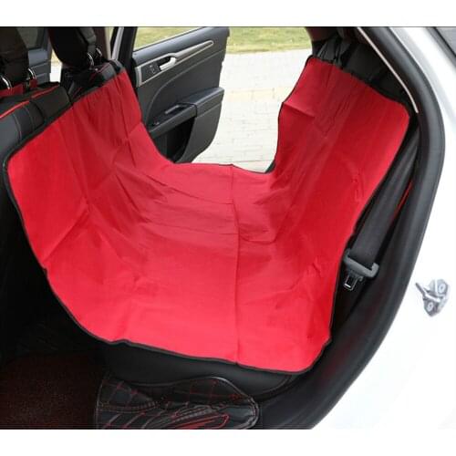 Waterproof Rear Back Pet Dog Car Seat Cover Mats Dog Carriers Hammock Protector with Safety Belt Transportin Travel Accessory
