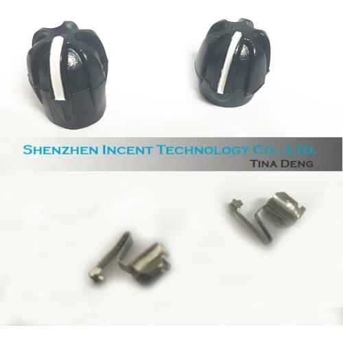 VOIONAIR 10 sets/lot Volume Control knob And Channel Selector Knob Cap For Kenwood NX-200 NX-203 NX-300 NX-303 TK-5320