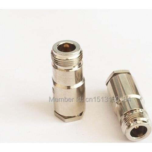 1pc N Female Jack RF Coax Convertor Connector RG8,RG213,LMR400 Straight Nickelplated NEW wholesale