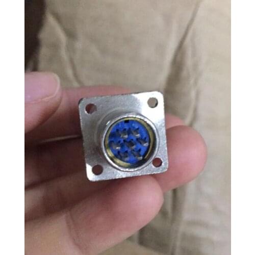 12mm 7pins Male & Female Wire Panel Connector Socket Plug