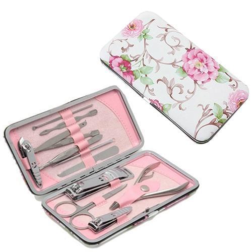12Pcs Stainless Steel Nail Clipper Nipper Cutter Pedicure Manicure Floral Tools Set Lightweight Durable Useful Please allow