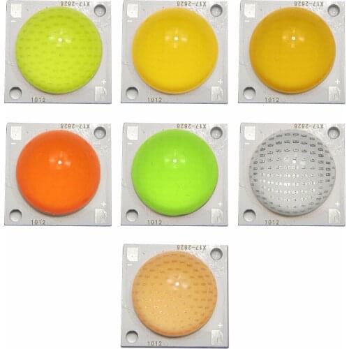 50w 6000LM Molding Top LENS Flip COB LED Light Diodes Warm White Full Spectrum Pink Blue Green 23mm Light Area 28mm out Size