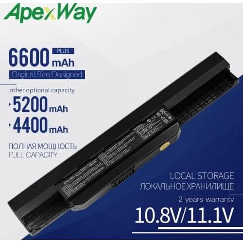6Cells A31-K53 A41-K53 New Laptop battery for ASUS X53BR X53BY X53TA X53TK X53U X53XC X53XE X53Z X54 X54C X54HR X54HY X54LY X54X