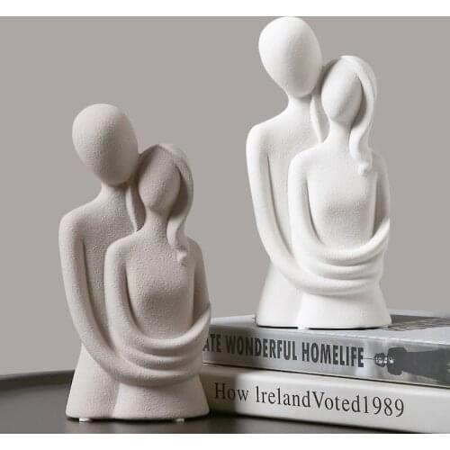 Figurines for Interior Home Decoration Accessories Modern Decorative Figures House Decoration Abstract Sculpture Office Decor