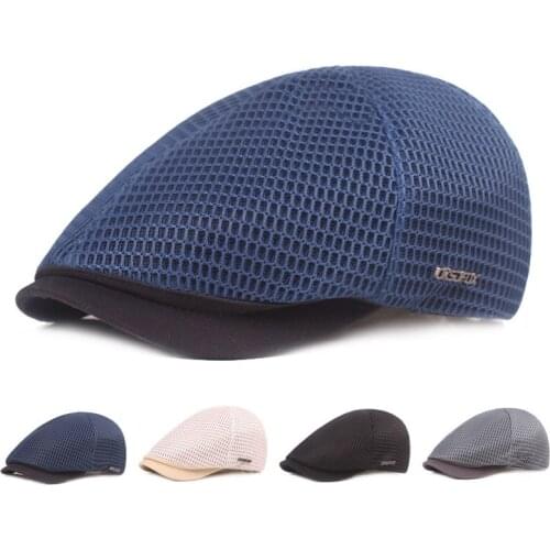 2021 New Fashion Berets Caps For Men Women Casual Unisex Summer Hats Cotton Visor Solid Flat Peaked Cap