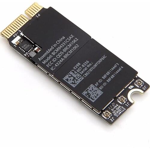 Wireless Adapter Card For 15.4 Retina Macbook Pro A1398 Broadcom BCM94331CSAX Wireless-N Wifi Bluetooth BT 4.0 Wlan