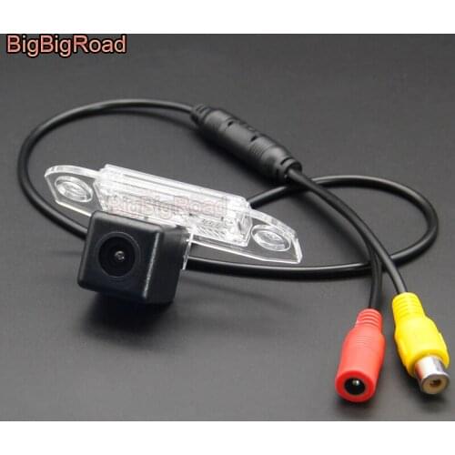 BigBigRoad Wireless Rear View CCD Camera HD Color Image For Volvo XC60 XC 60 2008-2014 XC90 XC 90 2007-2014 / V50 2004-2015