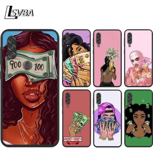 Afro Girls Black Women Art For Samsung Galaxy A90 A80 A70 S A60 A50S A30 S A40 S A2 A20E A20 S A10S A10 E Phone Case