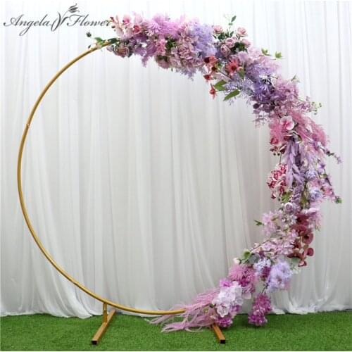 Purple artificial flower dream style home wedding decor flower arrangement material for flower wall and centerpieces ball plants